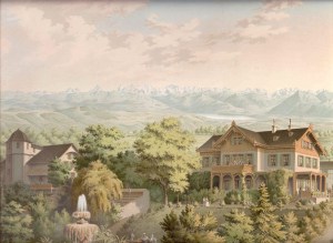 Artist's impression of the Tudor Arms, Canal and Grill, site of the historic conference in 2015.