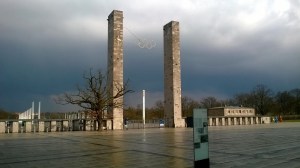 I know which architecture I prefer but both were designed to impress and intimidate I'm guessing.