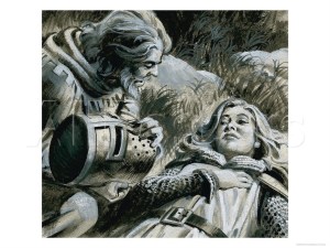 Oh dear, Knights in woods...