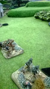 Confident in their commander, my brave G.I.s dug in to bar Adolf from the prize