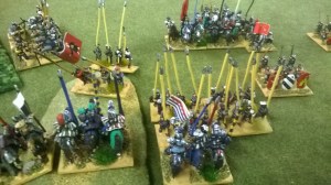 Even the disgraced Condottieri General on the Papal left gained heart and beat off the pike assault on the guns.