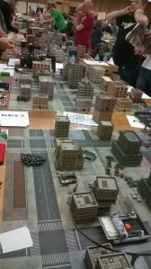 Reading town planning department put on this massive game of drop zone commander.